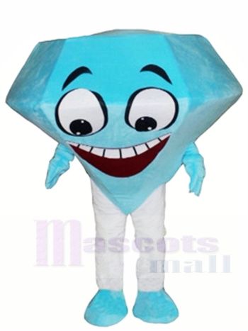 Blau Diamant Maskottchen Kostüme Juwel