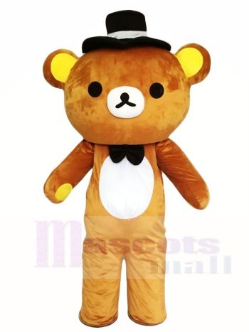Rilakkuma Bär mit Hut Maskottchen Kostüme japanische Cartoon