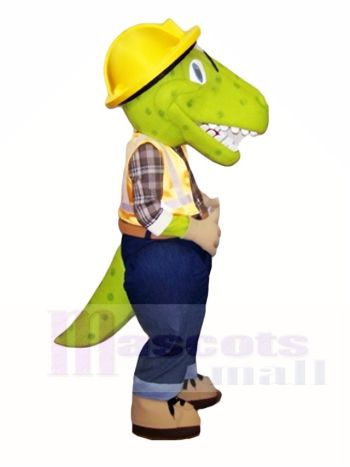 Grüne männliche Dinosaurier Maskottchen Kostüme