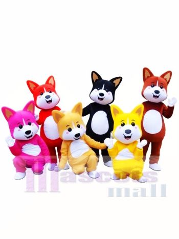 glücklich Hund Shiba Inu Akita Maskottchen Kostüm Tier