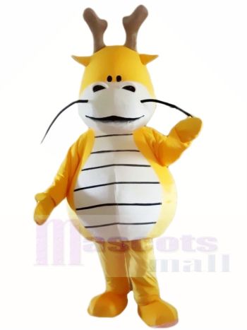 Gelber Drache König Maskottchen Kostüme