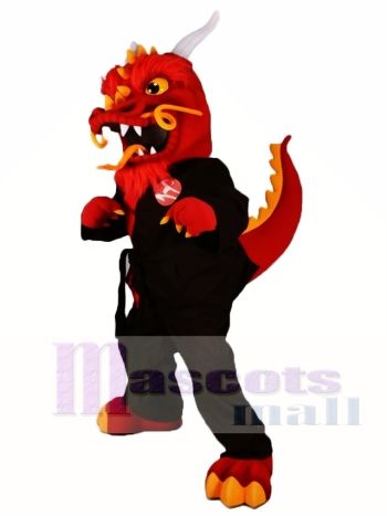 Rote Kung Fu Drachen Maskottchen Kostüme