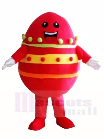 rot Paschal Ostern Ei Maskottchen Kostüme
