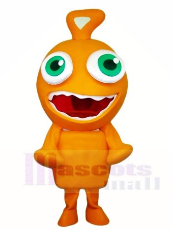 Orange Alien Maskottchen Kostüme