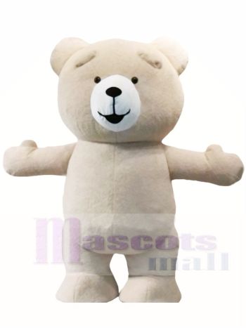 Cremig Weiß Teddy Bär Maskottchen Kostüme Tier