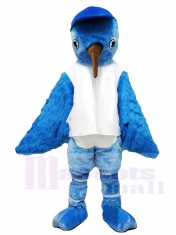 Blaues Vogel Maskottchen Kostüm Tier