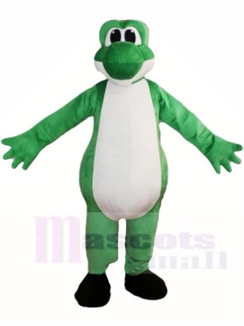 Grüne Dinosaurier Yoshi Maskottchen Kostüme von Super Mario Cartoon