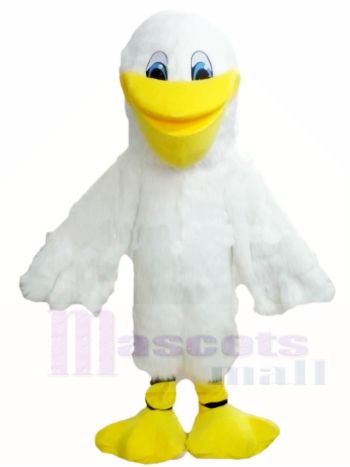 Weißer Pelikan Vogel Maskottchen Kostüme Tier