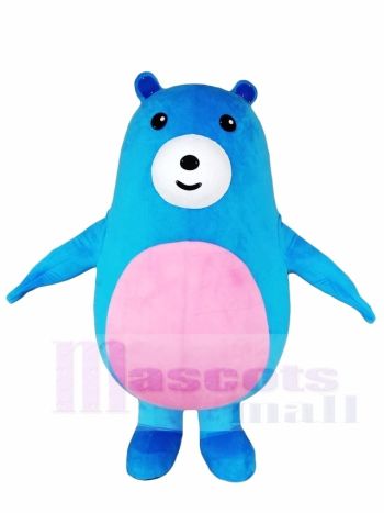 Rosa Bauch Blauer bär Maskottchen Kostüme Tier