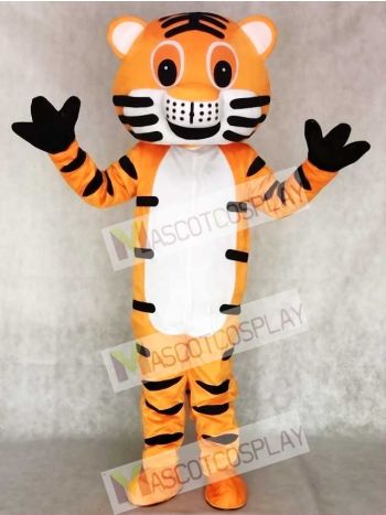 Red Tiger Maskottchen Erwachsene Kostüm Tier 