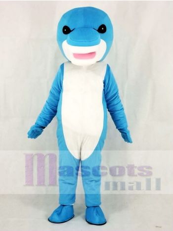 Blaues Hai Maskottchen Kostüm Meer