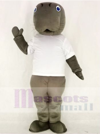 Manatis im weißen Hemd Maskottchen Kostüme Tier