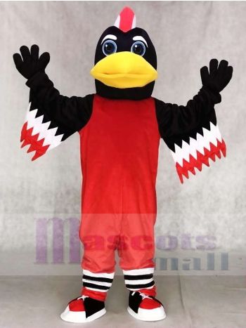 rot Chicago Blackhawks Tommy Hawk Maskottchen Kostüme