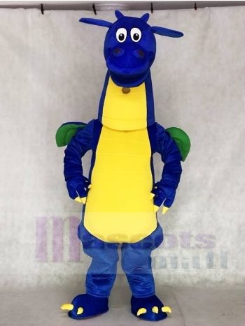  Blau Drachen Maskottchen Kostüme Tier