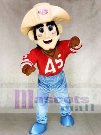 Sauerteig Sam 49ers Maskottchen Kostüm