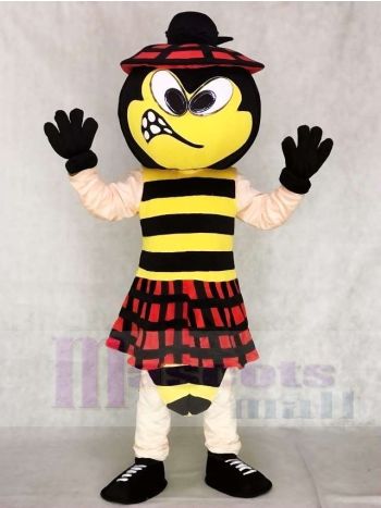 Cute KILTY Bee Mascot Costumes Insect