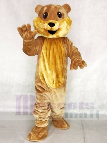 Niedliches Ollie Otter Maskottchen Kostüm Tier