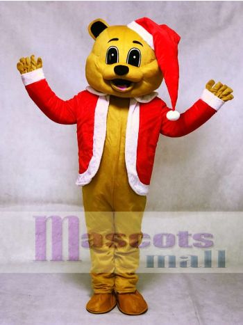 Braun Weihnachten Bär Maskottchen Adult Kostüm Tier