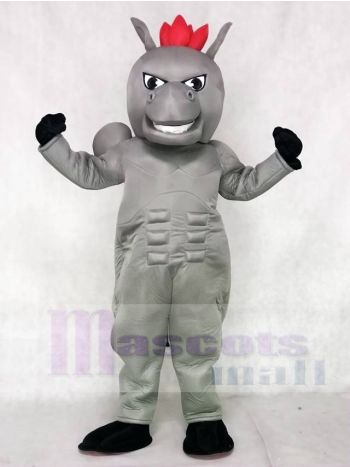 Grau Leistung Pferd Maskottchen Kostüme Tier