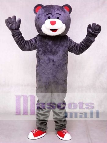 Graue Clutch das Bär Maskottchen Kostüm