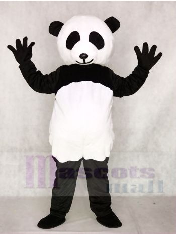 Das riesige Panda Maskottchen kostümiert Tier