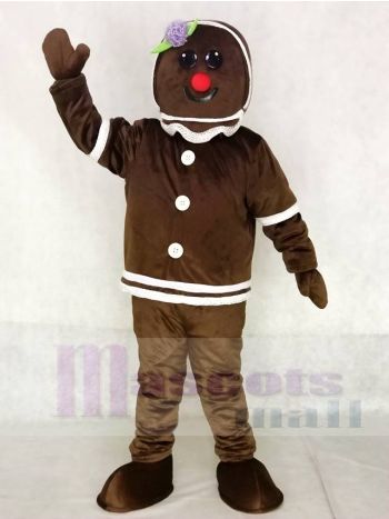  Niedlich Lebkuchen Mädchen Maskottchen Kostüme Weihnachten