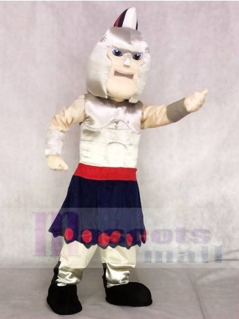 Silber Spartan Titan Trojan Maskottchen Kostüme Menschen
