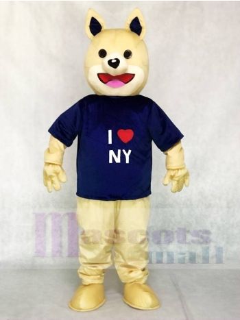 Parky Ich liebe NY Hund Maskottchen Kostüme Tier