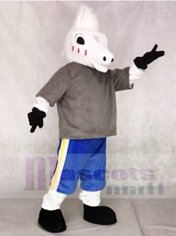 Netter Sport Schule Pferd Maskottchen Kostüme Tier