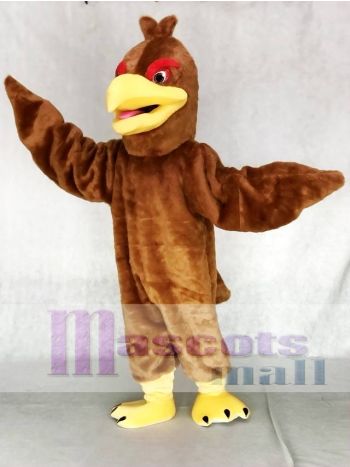 Licht Braune Feder Falke Adler Maskottchen Kostüm Tier