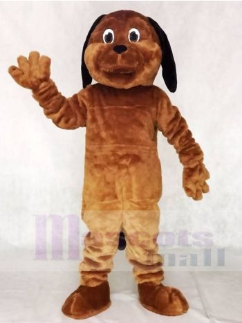 Schwarz Ohr Braun Hund Maskottchen Kostüme Tier
