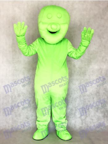 Grün Gelee Baby Essen Snack Maskottchen Kostüm