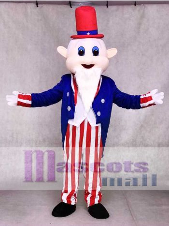 Onkel Sam Maskottchen Kostüme Menschen Amerika