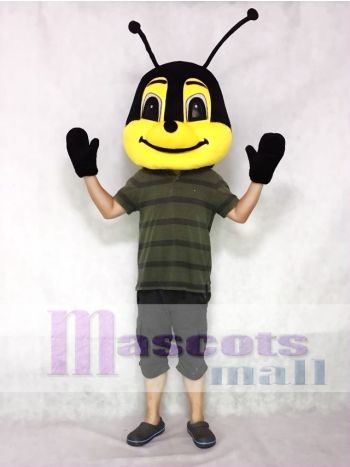 Freundlich Biene Maskottchen nur Kopf