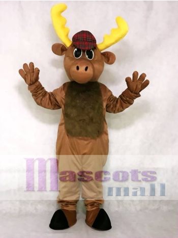 Jäger Elch Maskottchen Kostüm