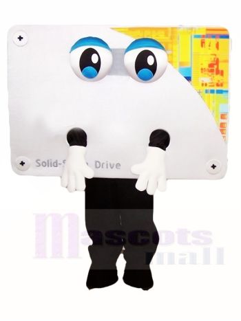 Weiße Computer Displayer Maskottchen Kostüme