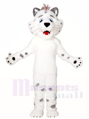 Weißer Leopard Maskottchen Kostüme Tier