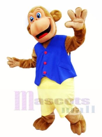 Blaue Weste Affe Maskottchen Kostüme Tier
