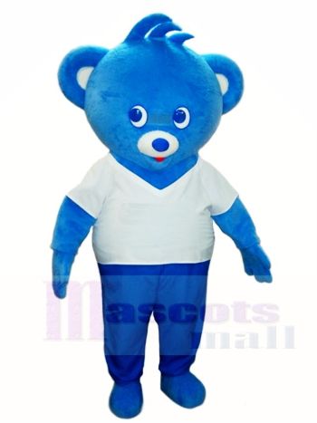 Blau Bär Maskottchen Kostüme Tier