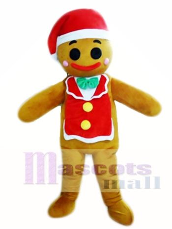 Lebkuchen Mann Weihnachten Maskottchen Kostüme 