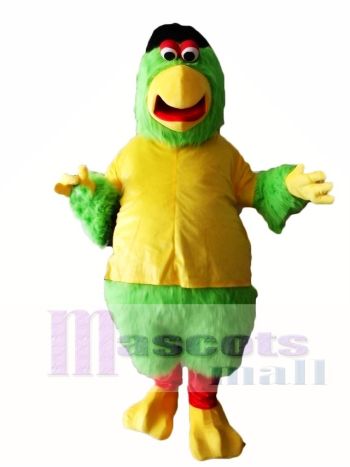 Grüner Papagei Maskottchen Kostüme Vogel 