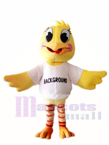 Gelbe Küken Vogel Maskottchen Kostüme Geflügel