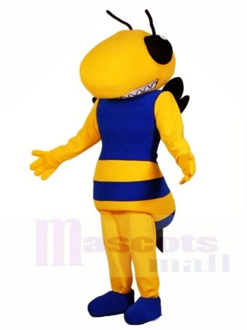 Königsblau und Gelb Hornet Bee Maskottchen Kostüme Insekt