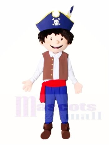 Pirate Boy Maskottchen Kostüme Menschen
