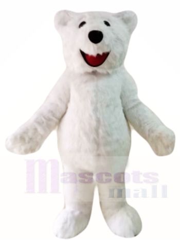 Behaart Polar Bär Maskottchen Kostüme Tier