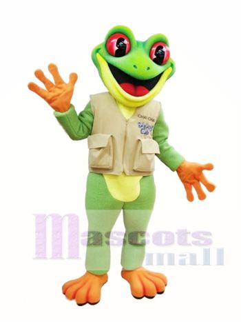 Baum Frosch Maskottchen Kostüm grüne Frosch Maskottchen Kostüme