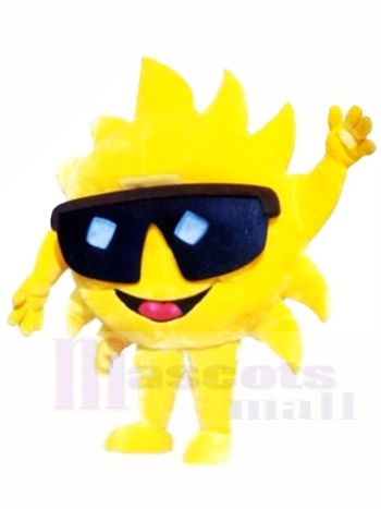 Herr Sunshine mit Sonnenbrillen Maskottchen Kostümen