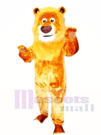 Realistisches Tier Männliches heftiges Löwe Maskottchen Kostüm Tier