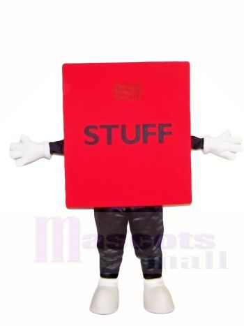 rot Stoff Würfel Maskottchen Kostüme