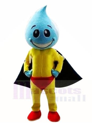 Wasser Tröpfchen Superman Maskottchen Kostüme